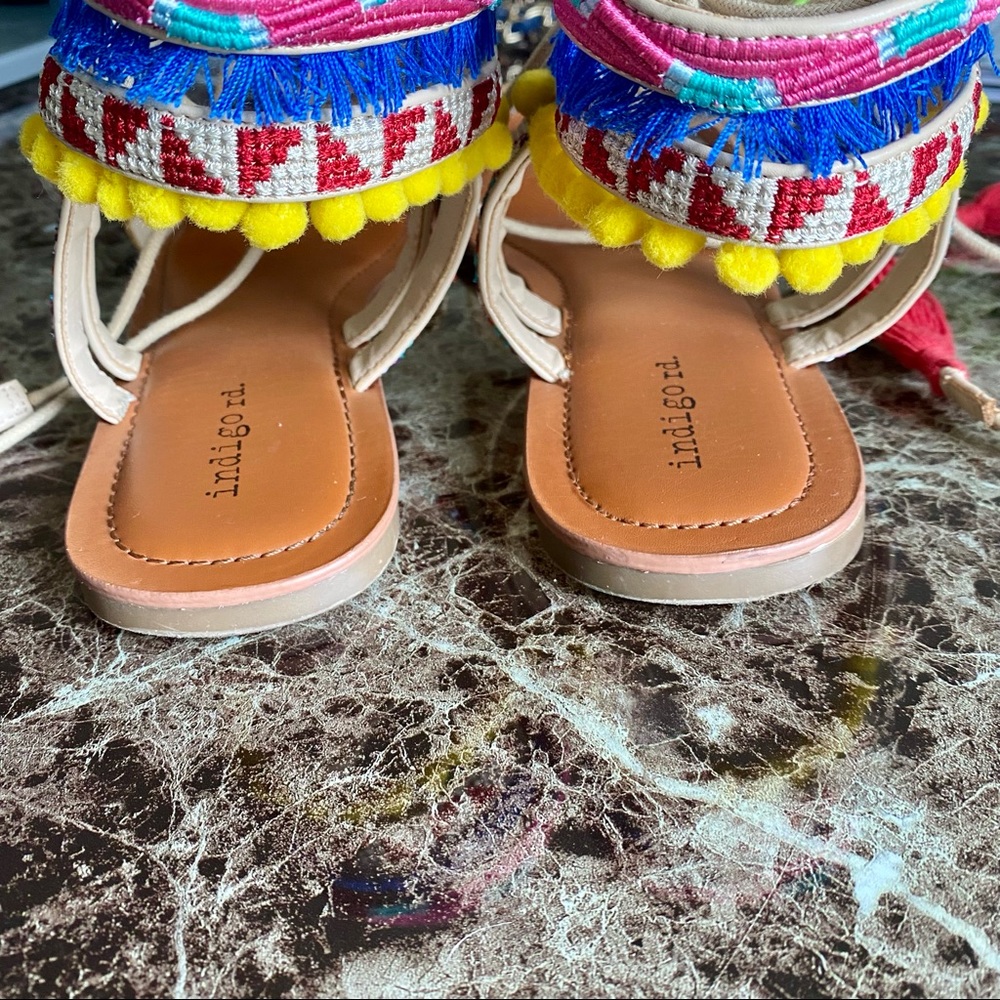 ✨Host Pick✨Indigo Rd. Lace Up Tassel Sandal - Picture 4 of 4